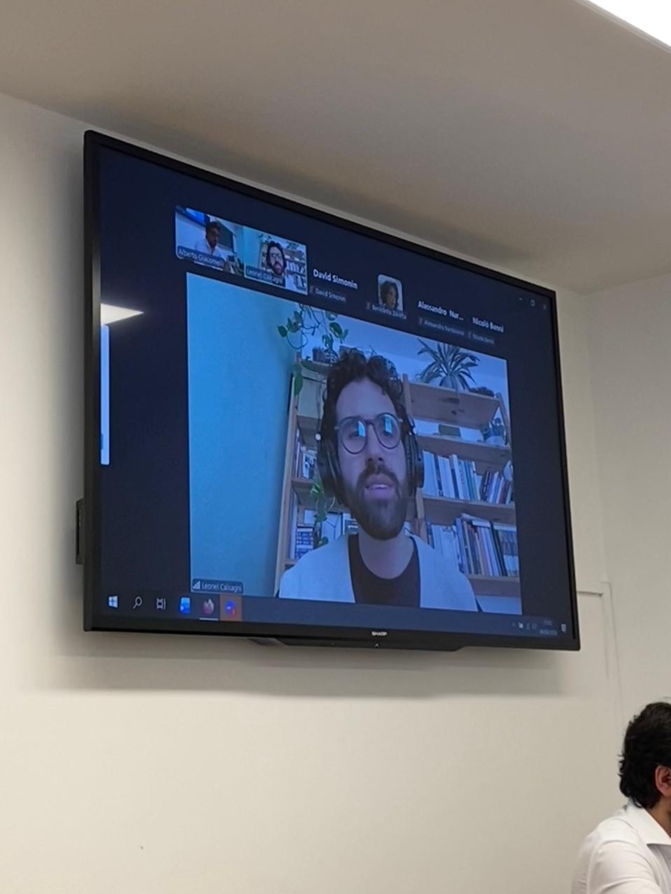 Leonel Calcagni presentando "The Soul as Experiment. Inner movement and mortality"
